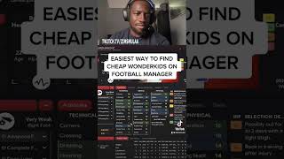 EASY WAY TO FIND CHEAP WONDERKIDS ON FOOTBALL MANAGER #fm #footballmanager #fm22 #fm23 #gaming