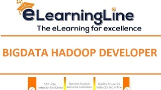 Big Data Hadoop Distributions training by elearningline.com @848-200-0448