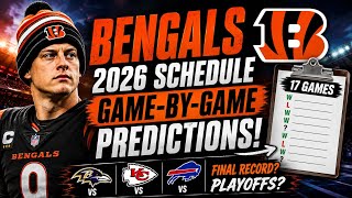 Bengals Game-by-Game Predictions After 2026 NFL Schedule Release 🏈