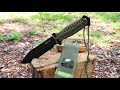 mtech usa army green fixed blade survival knife mt 528c