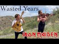 Iron Maiden - Wasted Years Acoustic | Guitar Cover on Classical Fingerstyle Guitar with Violin