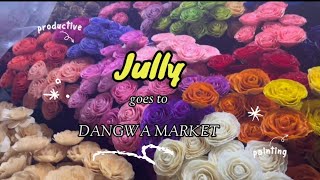 LETS GO to DANGWA FLOWER MARKET 💐|| murang Flowers