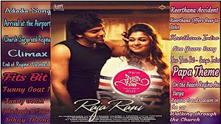 raja rani movie full bgm|raja rani full movie jukebox
