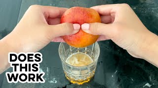 Can you make apple juice using just your hands? 🍎 #viral #hack