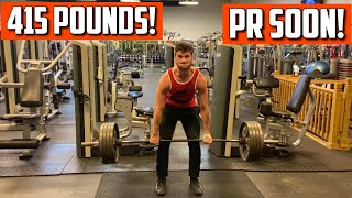 415LB/188KG DEADLIFT! | Road to 500 Pound Deadlift