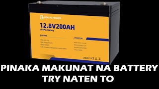 Gentai Battery 12.8V 100AH UNBOXING LiFEPO4 6000 CYCLE