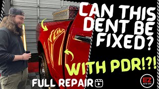 Huge Bedside Paintless Dent | Full Repair