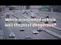 dangerous overloaded vehicles caught on camera