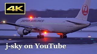 [4K] 2019 Winter Plane Spotting at New Chitose Airport / 新千歳空港 JAL 日本航空 ANA 全日空