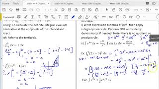 Openstax Calculus Ch 5.4 part 1 Net Change Theorem