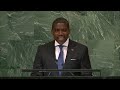 saint kitts and nevis prime minister terrance micheal drew addresses un general debate 77 unga