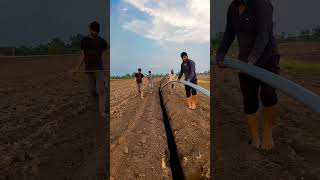 underground water pipeline part 2 | water submersible pipeline | #indianfarmer #tractor  #pipeline