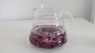 Convection-Diffusion illustrated in an experiment