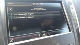 HOW TO SET A DESTINATION BY VOICE COMMAND WITH MYFORD TOUCH