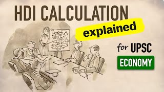 HDI Calculation Method | Human Development Index | Indian Economy for UPSC