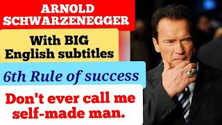 No-one is SelfMade:Arnold Schwarzenegger|Motivational Speech in English|Inspirational Speech Video