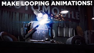 How To Make Looping Animations In Blender!