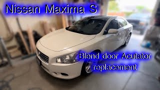 2009 Nissan Maxima S | Blend door Actuator Replacement