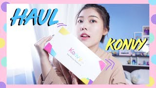 HAUL เปิดกล่องช้อปปิ้ง จาก Konvy เครื่องสำอางดี ราคาโดน!! | A Journey