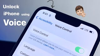 Unlock iPhone using your Voice 🔥