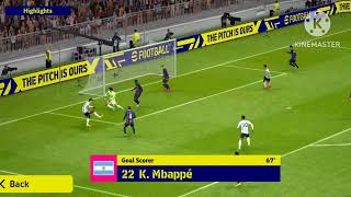 Kylian Mbapee Dribble and Goal | efootball Mobile 23