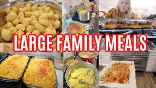 Cooking Large Family Meals for Massive Holiday Dinners