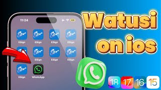 How to install WhatsApp Plus on iPhone 2025 iOS 18-14 (WATUSI)