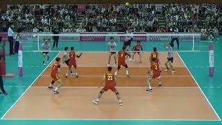 Masahiro Sekita setting Japan vs China Friendly Volleyball Match 2023
