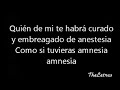 anahí amnesia letra