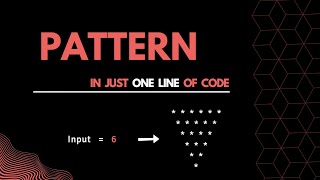 Inverted Pyramid | Equilateral Triangle | One Line Code | Python | 2022 | #pattern #python #oneliner