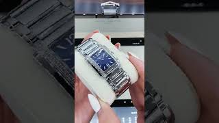 Patek Philippe Twenty-4 Quartz Diamond Blue Dial Ladies Watch UNBOXING