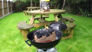 Lighting our Instant Light Charcoal | Bar-Be-Quick