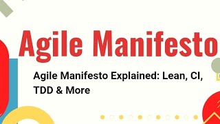 Understanding the Agile Manifesto: Key Concepts and Impact Explained #agile #scrum #agilemanifiesto