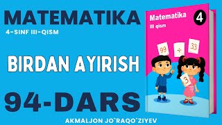 4-SINF MATEMATIKA 94-DARS