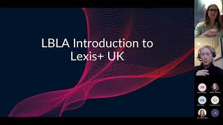 LBLA - Lunch and Learn | Introducing Lexis + UK