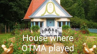 Little house where OTMA played: Ella of Hesse's playhouse in Wolfsgarten, Darmstadt - Then and now.