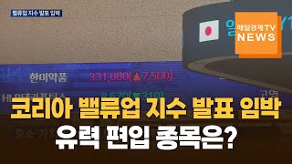 [매일경제TV 뉴스] 코리아 밸류업 지수 발표 임박…유력 편입 종목은?