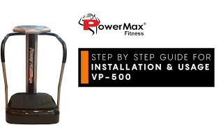 VP500 Installation Guide Powermax Fitness