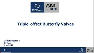 L&T Valves - Triple offset Butterfly Valves 150420