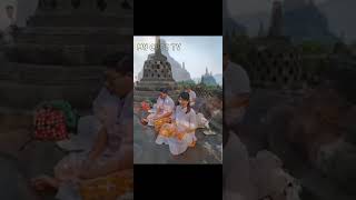 aksi thudong 32 biksu Thailand ke candi Borobudur sukses