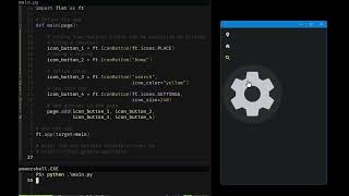 Flet icon button | Type Color Size | Flet | Python
