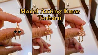 Model Anting Emas Panjang Terbaru  #perhiasanemas #antingemas #antingwanita