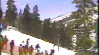 Katrin Gutensohn wins downhill (Vail 1985)