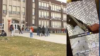 West High School under lockdown due to alleged gun threat