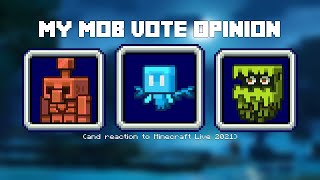My Opinion on the Mob Vote | Minecraft Live 2021 Reaction