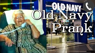 Confused Old Lady Calls Old Navy - Prank Call