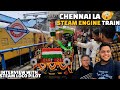 Steam Engine Train Chennai la ya 😳 | Heritage run of 167-year-old steam engine - EIR 21