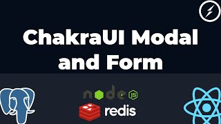 React Modal / Form with ChakraUI - Part 11