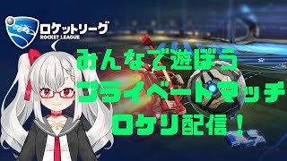 【ロケットリーグ】参加型　プライベートマッチ！　ディフェンスってどうやるの。。。【Vtuber】