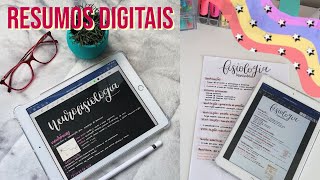 COMO EU FAÇO RESUMOS NO IPAD + study vlog | StudyTiips